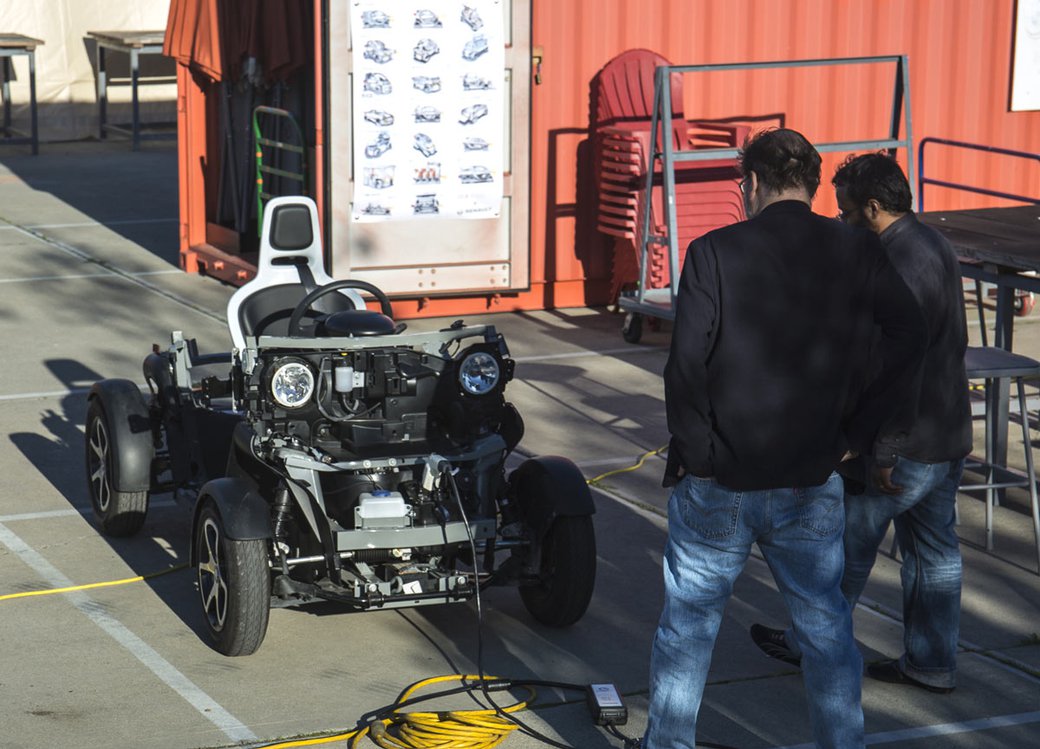 Backlot of CCA with Renault