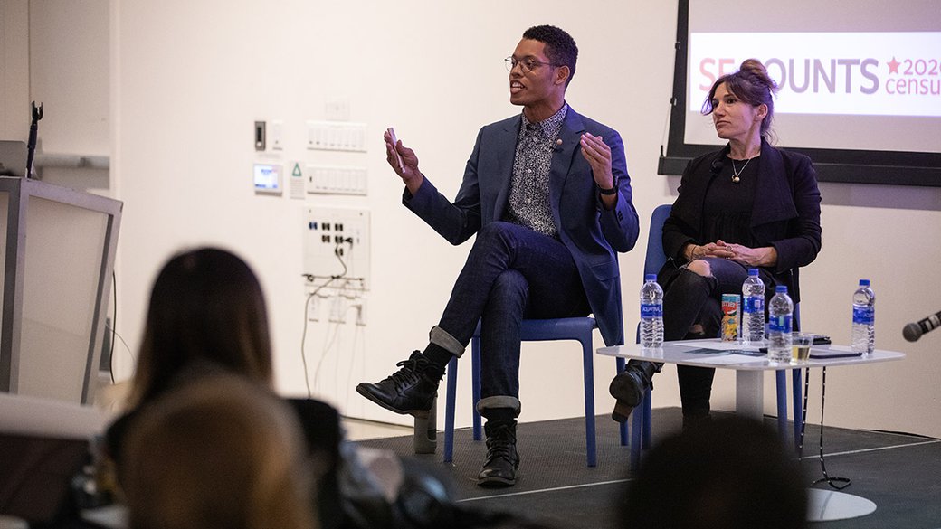 Presenters at the 2020 here+now DMBA event
