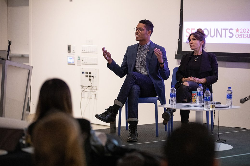 Presenters at the 2020 here+now DMBA event