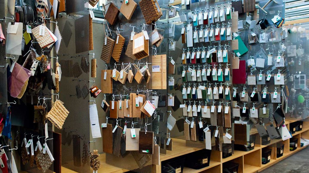Materials Library at the San Francisco campus.