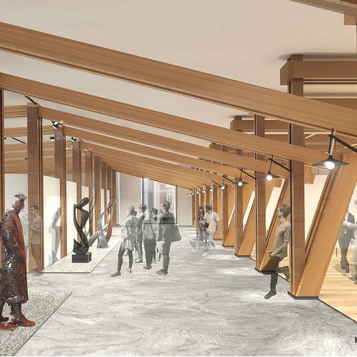 Sail, an art gallery + expo concept for The Harbor.