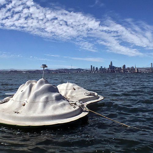 CCA Float Lab prototype in the San Francisco Bay.