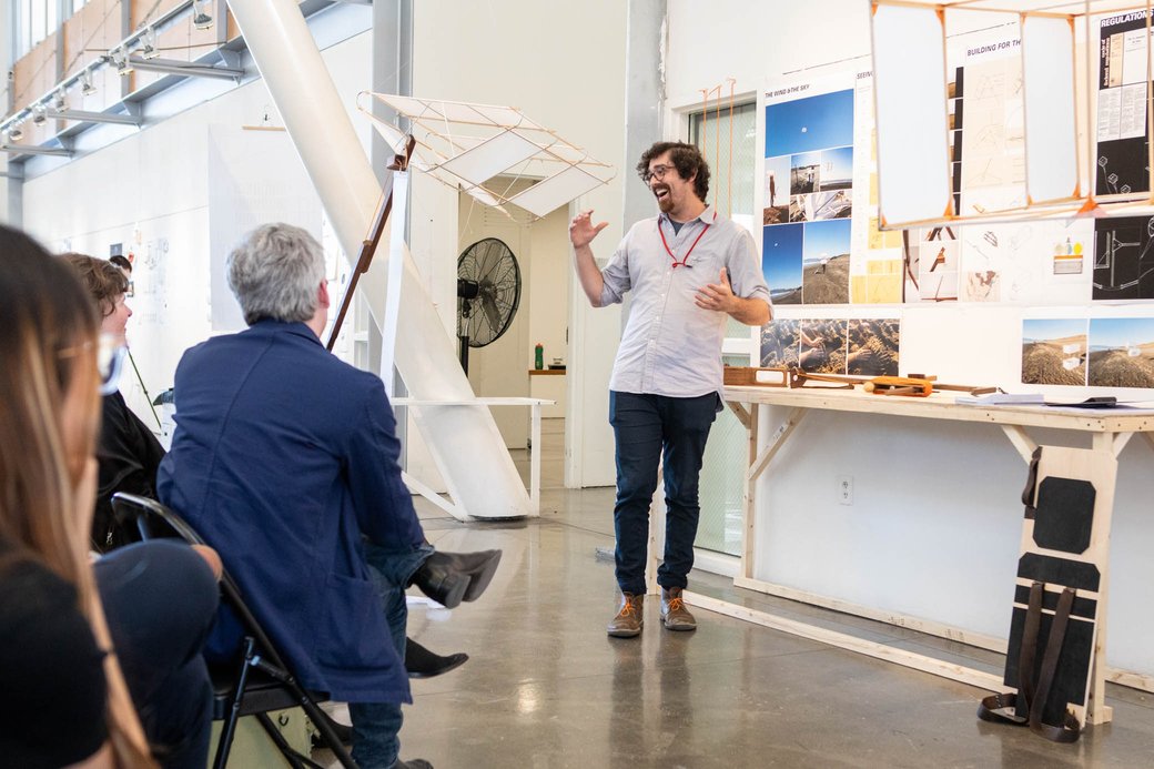 MFA Design students presenting their work