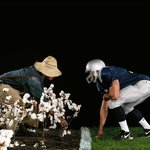 Hank Willis Thomas,The Cotton Bowl, 2011, digital c-print. Courtesy Hank Willis Thomas.