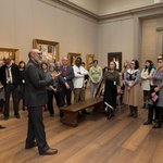 CASVA members tour the permanent collection with Richard J. Powell, Edmond J. Safra Visiting Professor.