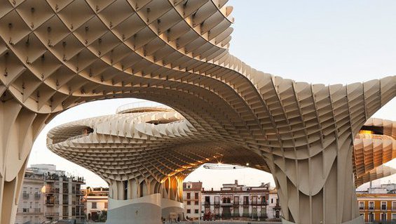 Metropol Parasol in Seville, Spain where CCA Architecture students can attend a study abroad