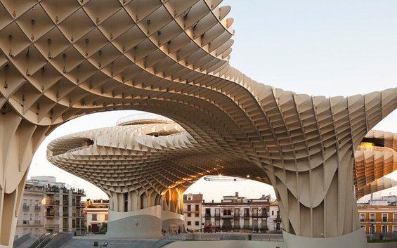 Metropol Parasol in Seville, Spain where CCA Architecture students can attend a study abroad.