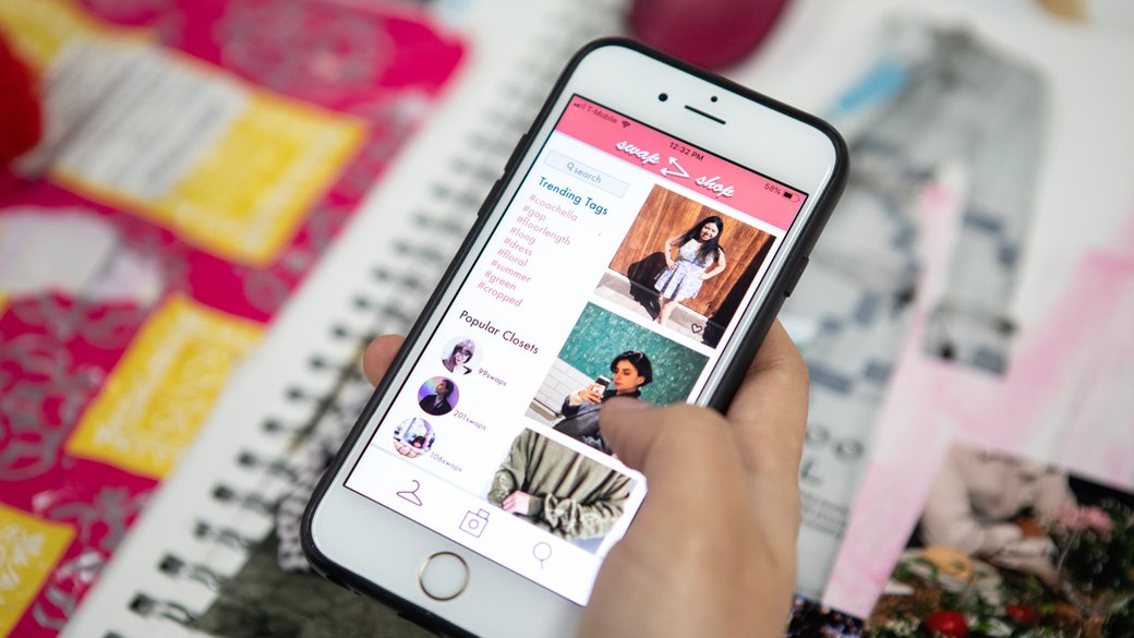 Sajida Silva and Yesenia Villaseñor share their garment swapping app project, Shared Closets.