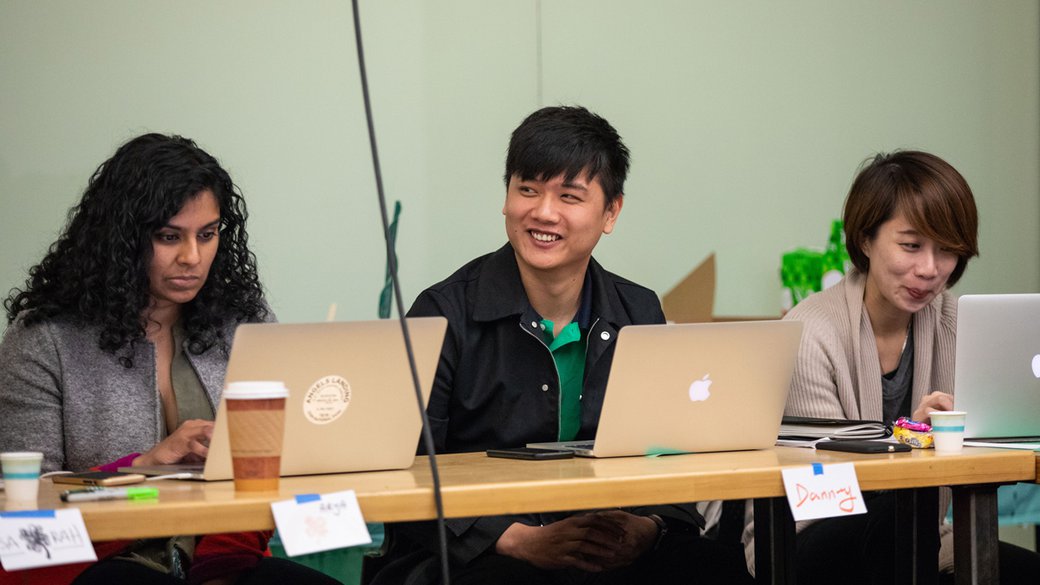 Students at MBA in Design Strategy weekend class