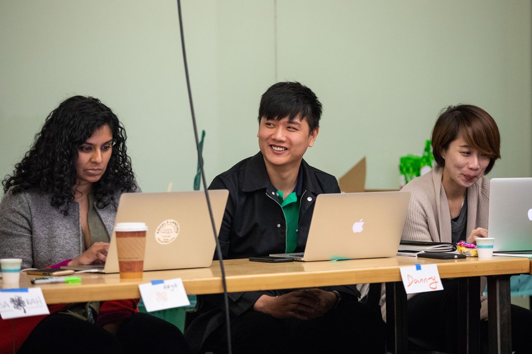 Students at MBA in Design Strategy weekend class
