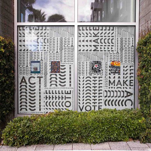 CCA@CCA Artwork Campaign (exterior installation view), 2020.