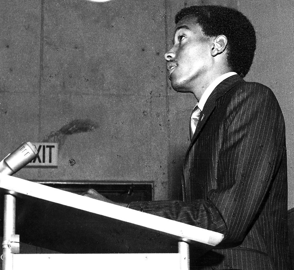 Michael Wright founded the Black Studies Institute and the Ethnic Arts Division in 1970.