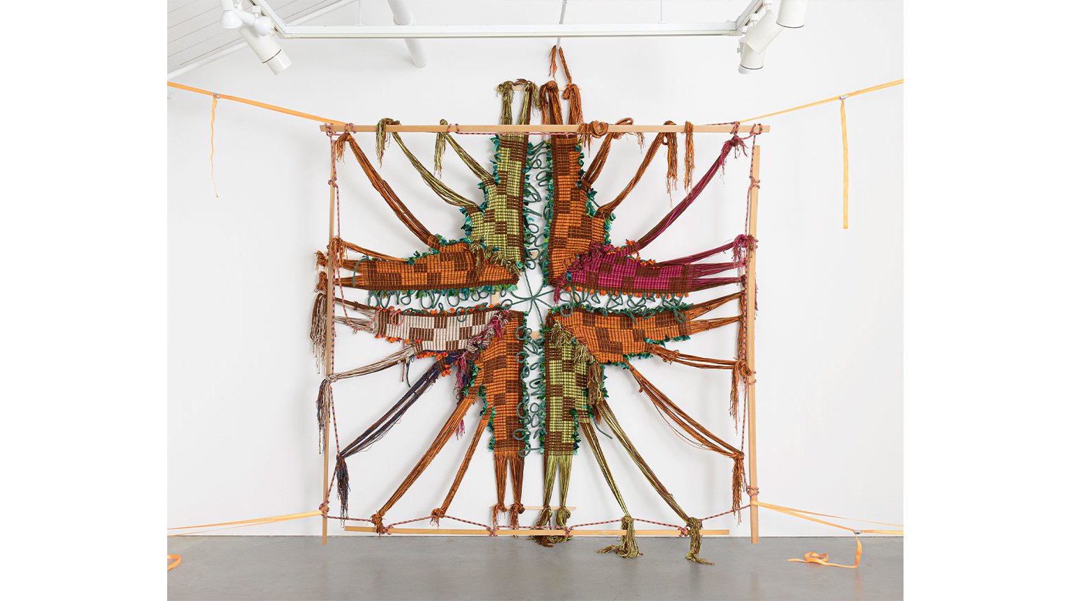 Installation view of Kira Dominguez Hultgren’s Arose.