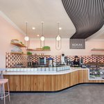 An image of the Kokak Chocolate Shop bar in San Francisco.