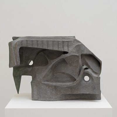 Vincent Fecteau Untitled, 2018 papier mâché, resin clay, watercolor pencil, acrylic, felt sculpture.