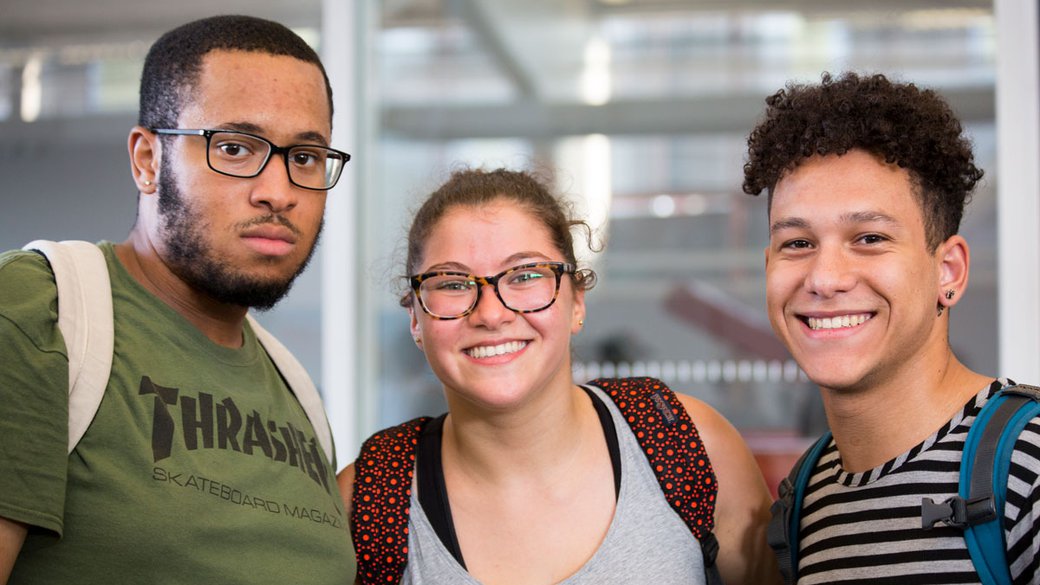 students pose together at Chimerapalooza