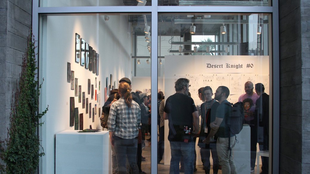 Emanata_MFA in Comics Exhibition 2017 at Hubbell Street Galleries_Connecting with a global audience
