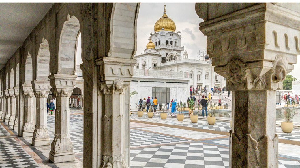 outdoor location in New Delhi