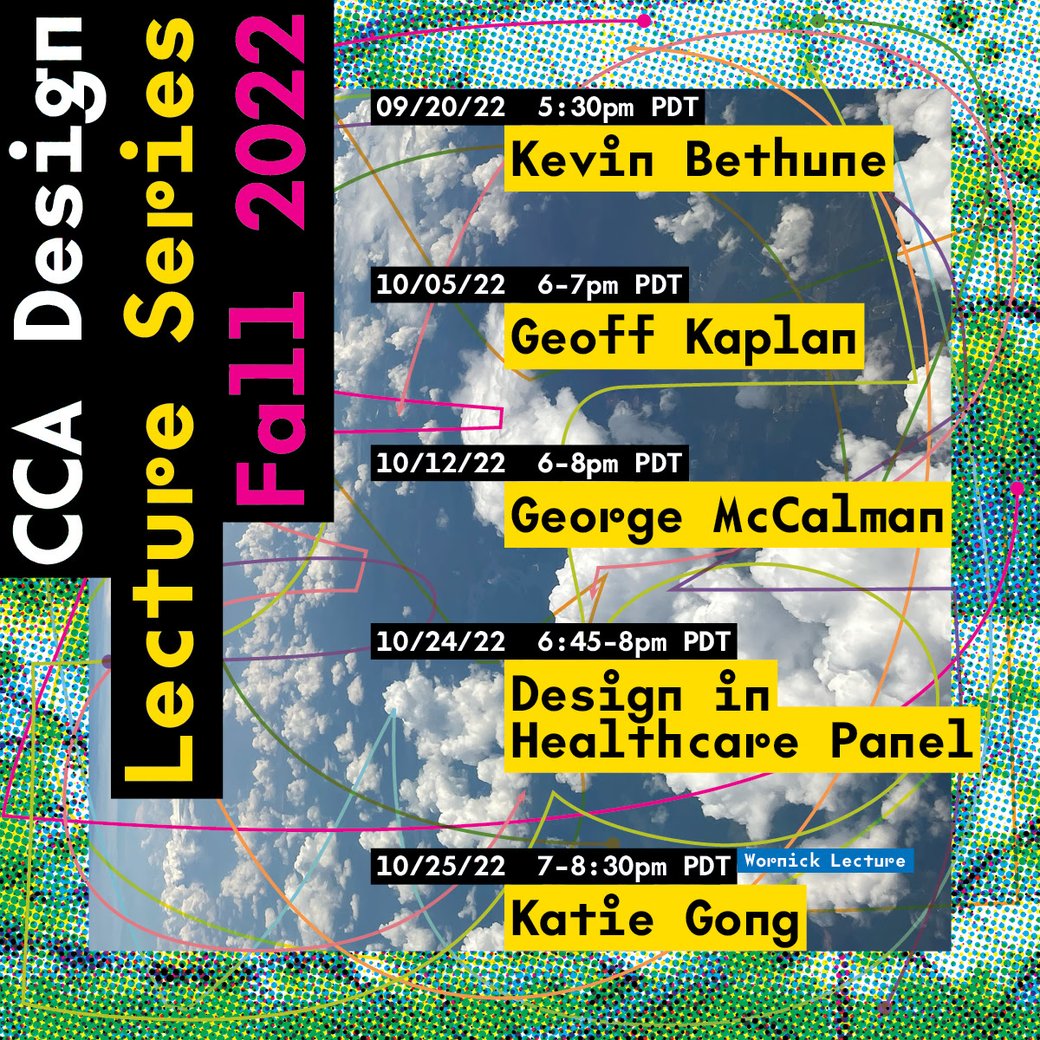 Fall 2022 Design Lecture Series identity.