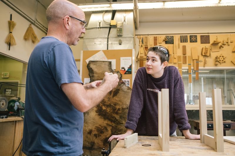 Furniture Chair helps student